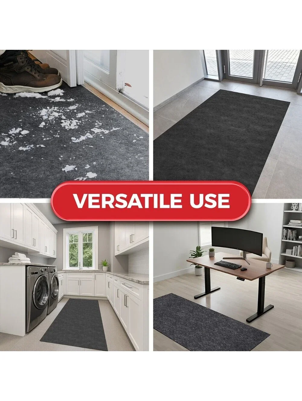 G-Floor DripDry 3'x8' Garage Floor Runner Mat (Grey)